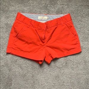 Jcrew chino shorts coral